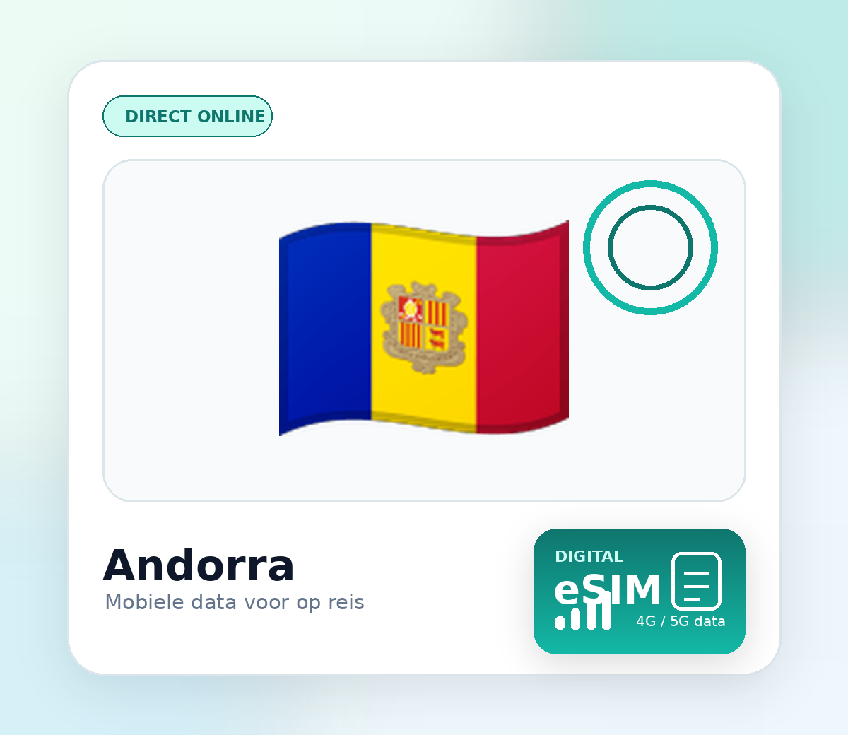 Andorra eSIM – mobiel internet op reis