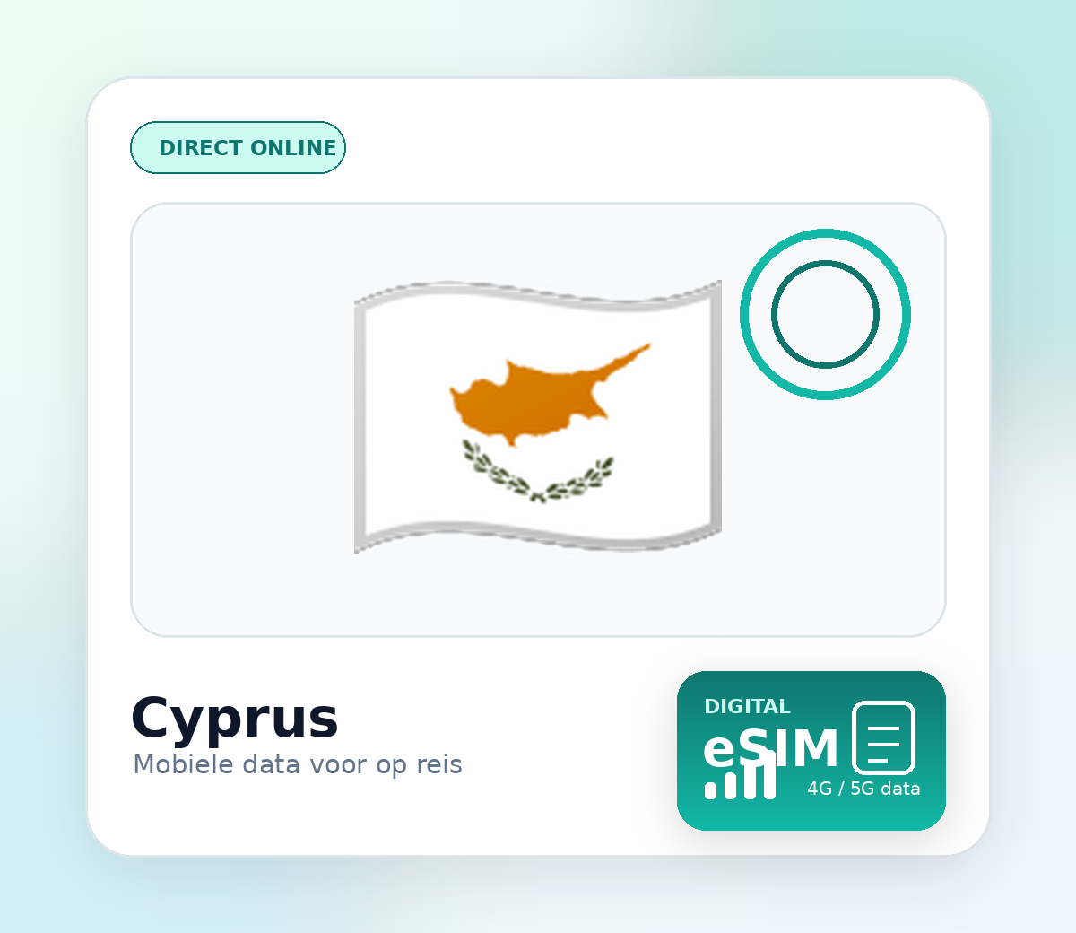 Cyprus eSIM – mobiel internet op reis