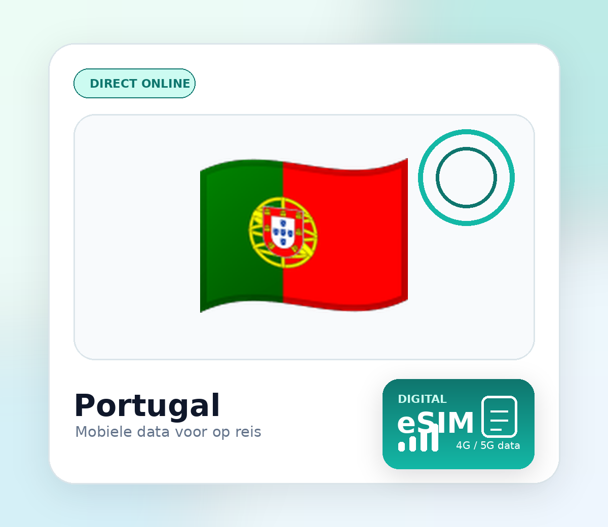 Portugal eSIM – mobiel internet op reis