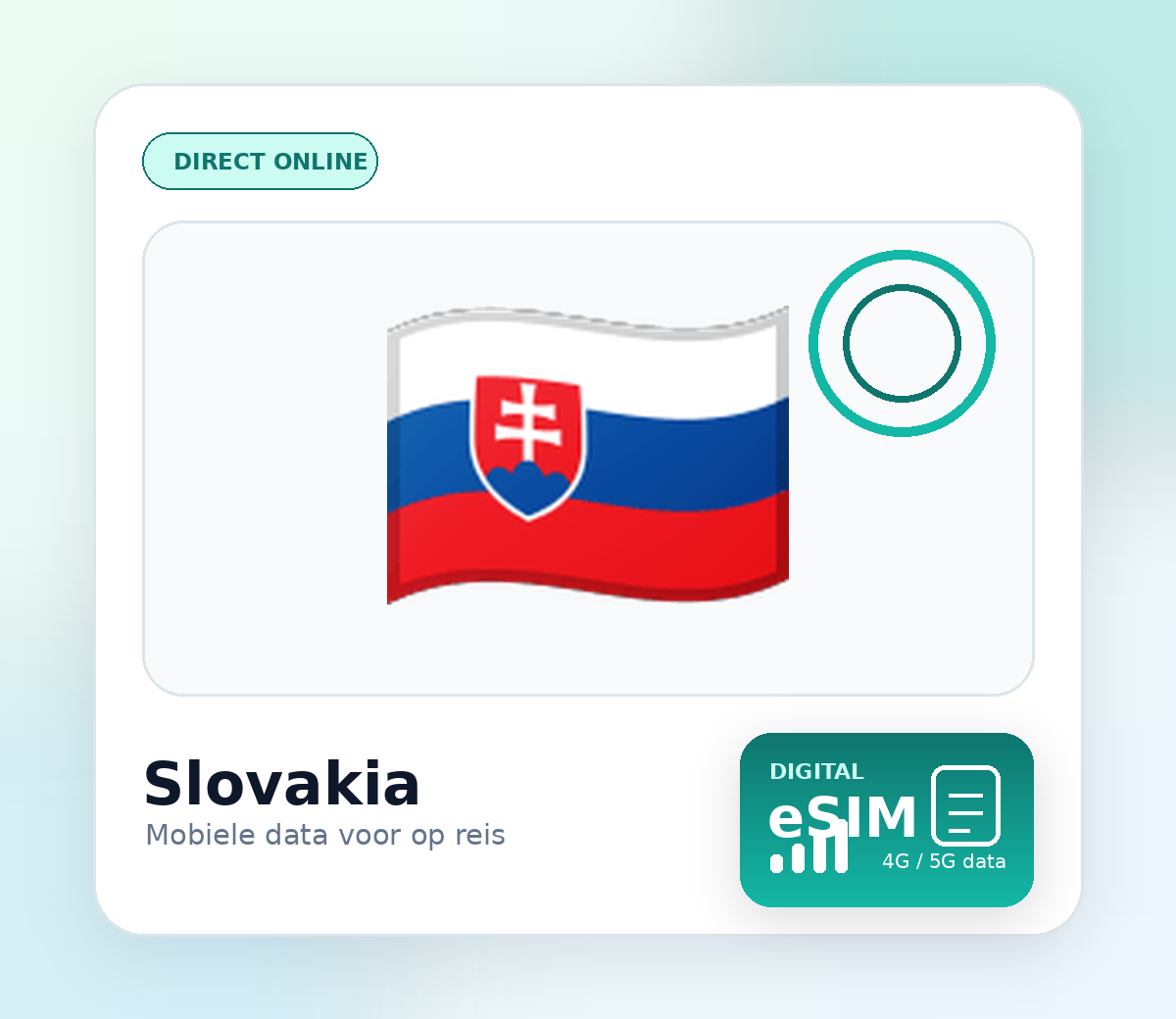 Slowakije eSIM – mobiel internet op reis