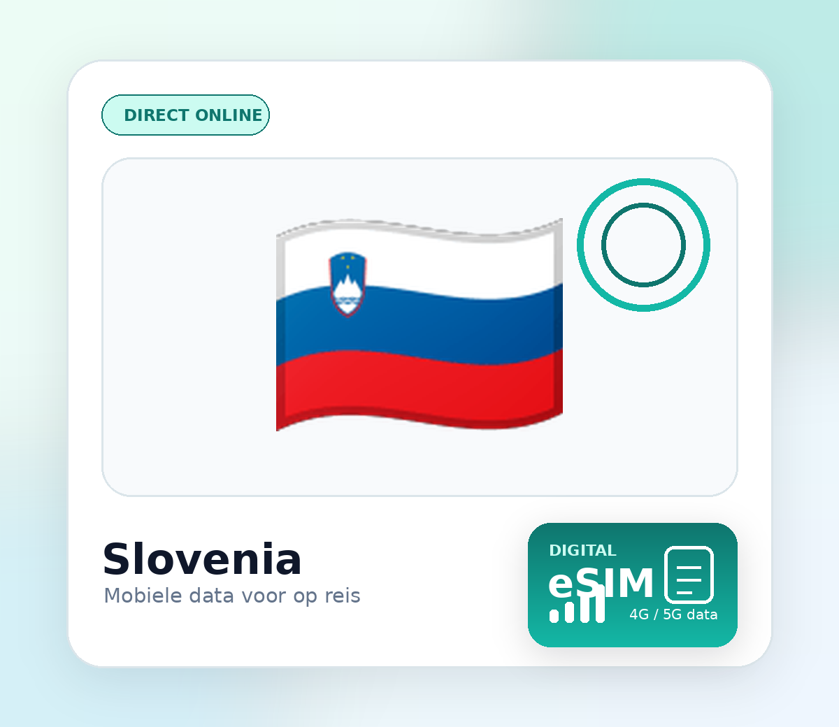 Slovenië eSIM – mobiel internet op reis