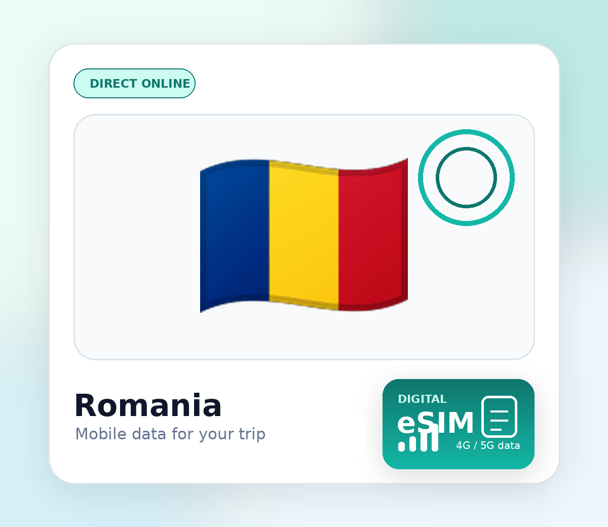 Romania eSIM - mobile internet on your trip