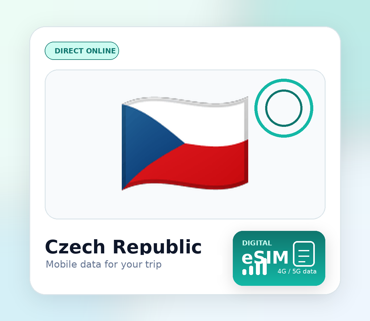 eSIM Tsjechië