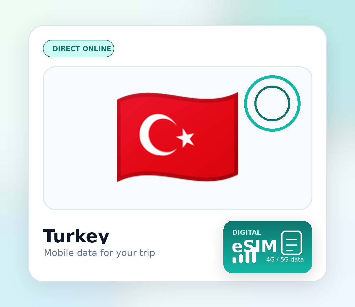 Turkije eSIM – mobiel internet op reis